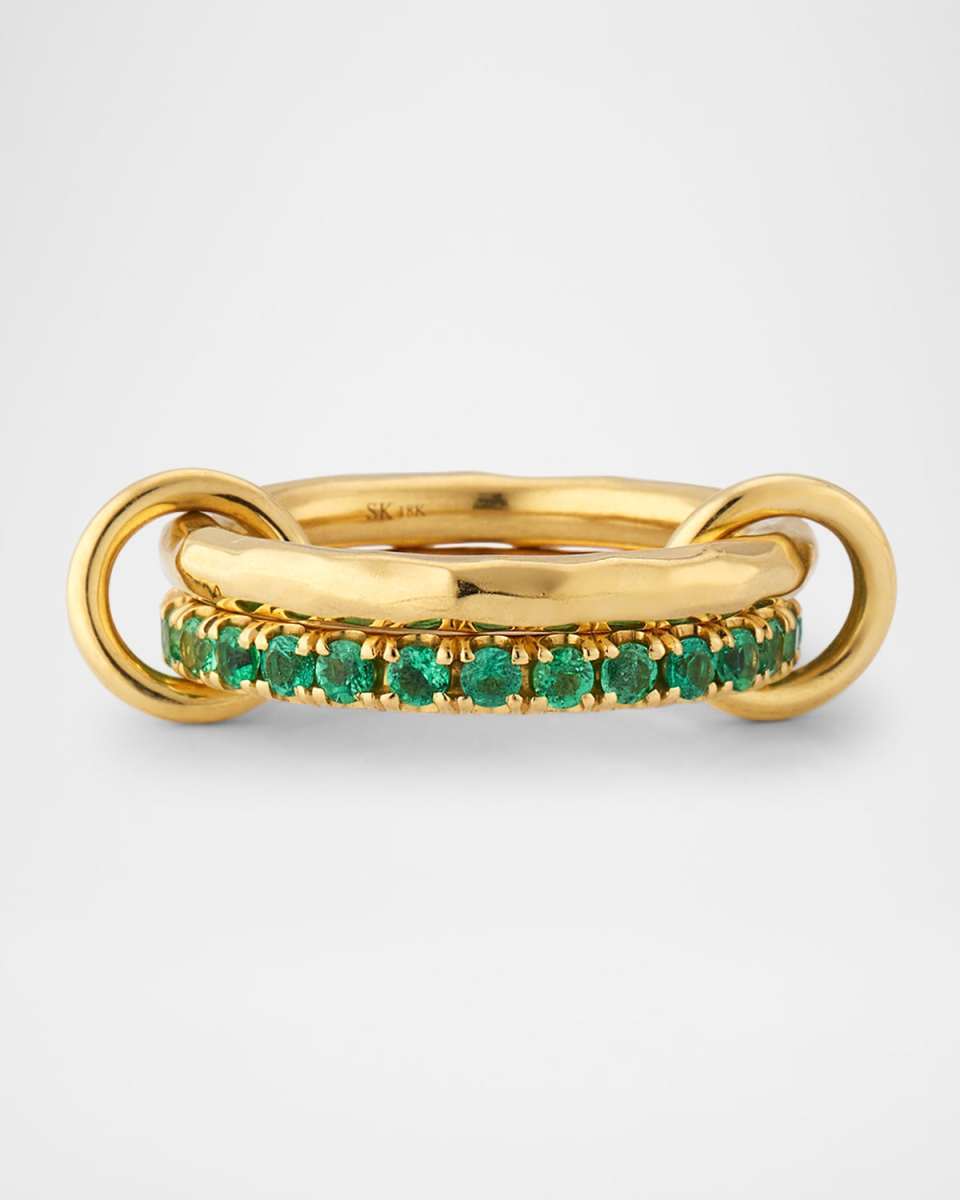Vetra Vulcan YG Emerald Ring